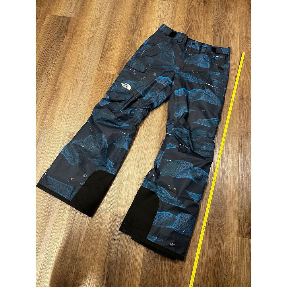 The North Face DryVent Waterproof Ski pants blue grid print S